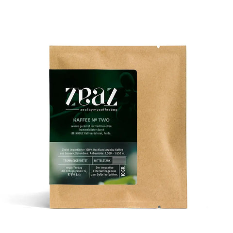 Der mittelstarke Hochland-Kolumbianer: Drip Coffee Bag ZEAL No 2 (MyTastebox)