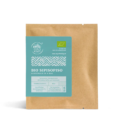 Der kräftige Bio-Kaffee aus Guatemala: Drip Coffee Bag Bio Sipisopiso