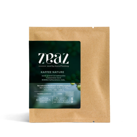 Der Kaffee aus den peruanischen Anden: Drip Coffee Bag ZEAL NATURE